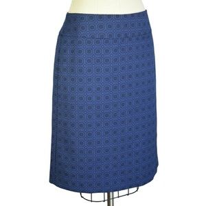 Talbots Geometric Print Banded Waist
Pencil Skirt Sz 16